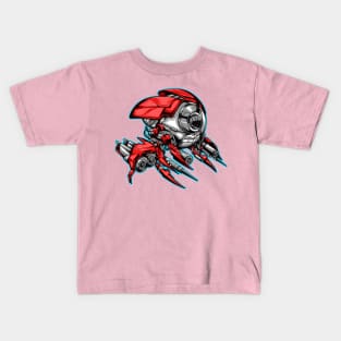Alien Plane Vector Illustration Kids T-Shirt
